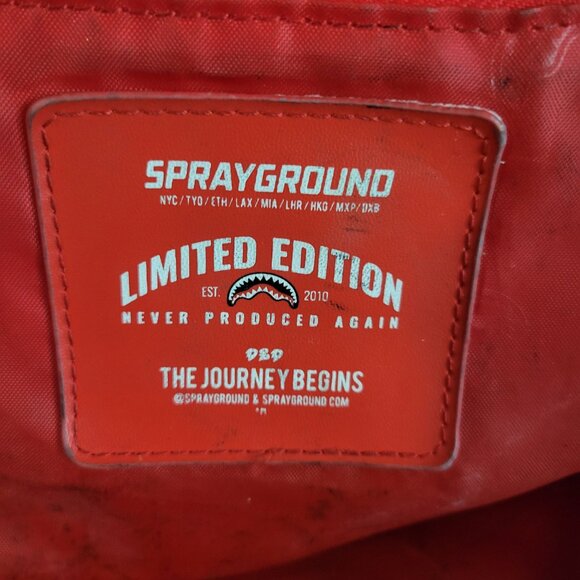 SPRAYGROUND Limited EDITION Rose Money Check Duffle NEW MONEY Jet Setter collect - Picture 7 of 13